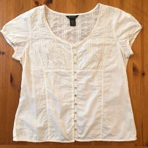 Eddie Bauer peasant blouse